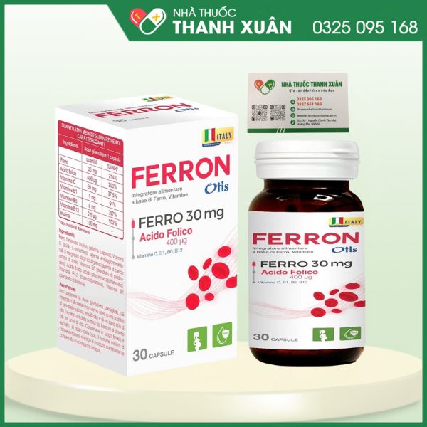 Ferron Otis - Bổ sung sắt và một số vitamin cho cơ thể